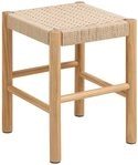 ACTONA GROUP Stuhl Alvin, Hocker, Hocker, off-white Papiergeflecht, mit...