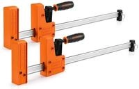 LuxusKollektion Schraubzwinge Profi Schraubzwingen Set 2-tlg. 680kg Spannkraft...