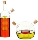 relaxdays Menage-Set 2 in 1 Essig-&Ouml;l-Flasche 2er Set