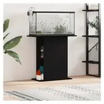 vidaXL Aquariumunterschrank Aquariumst&auml;nder Schwarze Eiche 75 x 36 x 72,5 cm