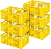 BRB-Lagertechnik Stapelbox 6x Eurobeh&auml;lter/B&auml;ckerkiste durchbrochen, LxBxH