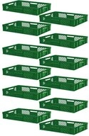 BRB-Lagertechnik Stapelbox 12x Eurobeh&auml;lter/B&auml;ckerkiste durchbrochen, LxBxH
