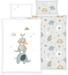 Baby Best Babybettw&auml;sche babybest Elephants, Renforc&eacute;, 2 teilig, mit...