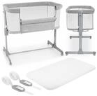 Moby-System Beistellbett Baby-Beistellbett LUNA 3in1 - Ideal f&uuml;r Neugeborene -...
