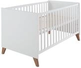 roba&reg; Babybett Ole 70 x 140 cm aus Holz - Wei&szlig; lackiert - F&uuml;&szlig;e aus...