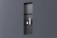 Bernstein Duschwand NT309010X, rostfrei aus Edelstahl & PVD-Beschichtung / Farbe