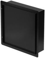 LuxeBath Duschwand Wandnische aus Edelstahl Flexibler Einbau f&uuml;r Badezimmer...