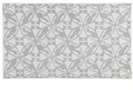 Rhomtuft Duschmatte Mauro, H&ouml;he 6 mm, 100% Baumwolle grau 70.00 cm x 120.00 cm...