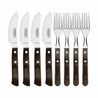 Tramontina Besteck-Set Pizzabesteck Set f&uuml;r 4 Personen - 4x Pizzamesser, 4x