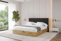 ALTDECOR Polsterbett ENZO8 (Polsterbett mit Bettkasten und Lattenrost, Boxbett...