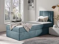 MIRJAN24 Boxspringbett Carmen Mini (mit Hauptmatratze, Topper, Kopfteil), 80,...