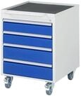 RAU B&uuml;rom&ouml;bel-Set Rau Roll-Container mit 4 Schubladen-L 2x120, 2x150mm