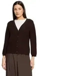 Cartoon Strickjacke Damen mit V-Ausschnitt (1-tlg)