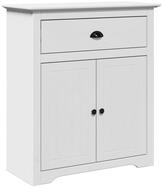 vidaXL Aufbewahrungsbox Flurschrank BODO Wei&szlig; 80x35x90 cm (1 St)