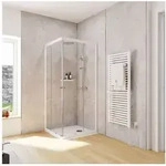 Schulte Eckdusche Corner 180 cm H&ouml;he, BxT: 75x80 cm, Sicherheitsglas, Eckeinstieg