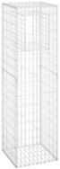 vidaXL Zaunpfosten Gabionens&auml;ule 50x50x180 cm Eisen, (1-St)