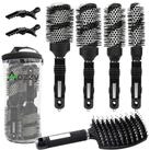 LuxusKollektion Haarb&uuml;rsten-Set Haar-Rundb&uuml;rste Set F&ouml;hnen Glattes...