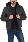Blend Winterjacke BHEleon (1-St) Modische Herren Winterjacke mit Kapuze grau M...