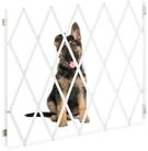 relaxdays Universalschutzgitter Ausziehbares Hundeabsperrgitter in Wei&szlig;