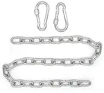 AMANKA H&auml;ngesessel Kette 100 cm mit Karabinern - 230 kg Schwerlast H&auml;ngestuhl