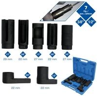 Brilliant Tools Stecknuss, 7-St., Lambdasonden und SensorenSatz, 7-teilig