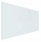 vidaXL Bodenplatte Feuerstelle Glasplatte Transparent 100 x 50 cm Glas, (1-St)