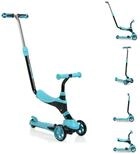 Byox Cityroller Kinderroller Tristar 3 in 1, Roller Rutscher Schiebestange PU...