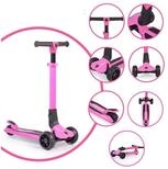 Byox Cityroller Kinderroller Lamborghini 3 R&auml;der, klappbar PU-R&auml;der ABEC-7