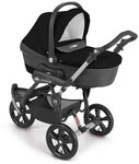 CAM Kombi-Kinderwagen 3-in-1 Cortina X3 tris inkl. Babyschale, Fu&szlig;sack &