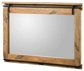Massivmoebel24 Spiegel (1-St., Mango 114x6x80 natur lackiert RAILWAY #178),...