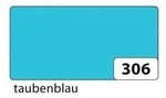 Folia Designpapier Folia 65306 Plakatkarton - 48 x 68 cm, taubenblau