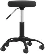 vidaXL Massageger&auml;t Massagehocker Samt Schwarz