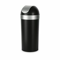 Umbra M&uuml;lleimer Venti, Schwarz, Nickel, 72 L