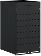 vidaXL M&uuml;lltonnenbox Rollabfallbeh&auml;lter mit Pflanzdach f&uuml;r einen 240L...