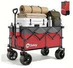 Sekey Bollerwagen Faltbar Handwagen Faltbollerwagen mit extra breiten