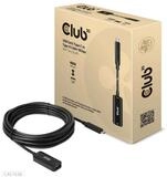CLUB3D USB Gen2 Type-C to Type-A Cable 10Gbps M/F 5m/16.4ft USB-Kabel