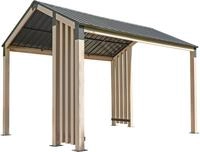 Sojag Pavillon Lito 1012 Natur, Massive Konstruktion aus Aluminium