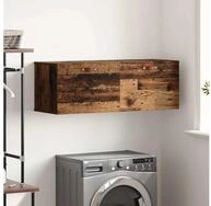 vidaXL Schranksystem Wandschrank 100 x 36,5 x 35 cm Holzwerkstoff Altholz (1-St)