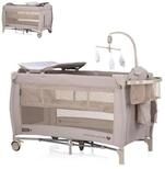 Chipolino Baby-Reisebett Reisebett Bella 2 Ebenen, 2 Ebenen seitlicher Eingang