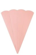 Folia Schult&uuml;te Schult&uuml;ten Rohling - 68 cm sechseckig rosa 5er Pack.