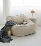 mokebo Sitzsack Der L&uuml;mmel (aus Cordstoff), gem&uuml;tlicher Cordsessel oder