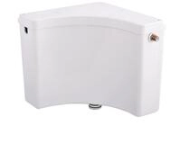 Belvit Sp&uuml;lkasten Eck-Aufputzsp&uuml;lkasten Wei&szlig;, vollisoliert & leise, f&uuml;r...