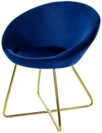 ML-DESIGN Stuhl Samtstuhl Esszimmerstuhl & Wohnzimmerstuhl mit goldenen...