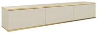 Masseno Lowboard VENEZIA 175 cm TV-Schrank mit 3 T&uuml;ren Beige