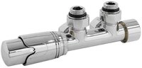 LuxeBath Heizk&ouml;rperthermostat Ventil-Armaturen Multiblock Mittelanschluss