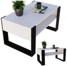 CraftPAK Couchtisch Wohnzimmer Tisch f&uuml;r Couch - mit zus&auml;tzlicher...
