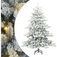 vidaXL K&uuml;nstlicher Weihnachtsbaum K&uuml;nstlicher klappbarer Weihnachtsbaum Wei&szlig;...
