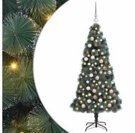 vidaXL K&uuml;nstlicher Weihnachtsbaum K&uuml;nstlicher beleuchteter Weihnachtsbaum mit