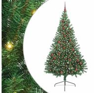 vidaXL K&uuml;nstlicher Weihnachtsbaum K&uuml;nstlicher vorbeleuchteter Weihnachtsbaum...