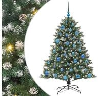 vidaXL LED Baum K&uuml;nstlicher Weihnachtsbaum mit 150 LEDs mit St&auml;nder Gr&uuml;n 150...